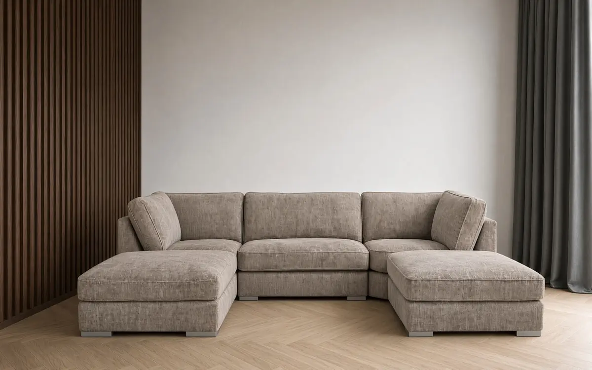 Bishop Corner Sofa – Bishop Corner in Taupe